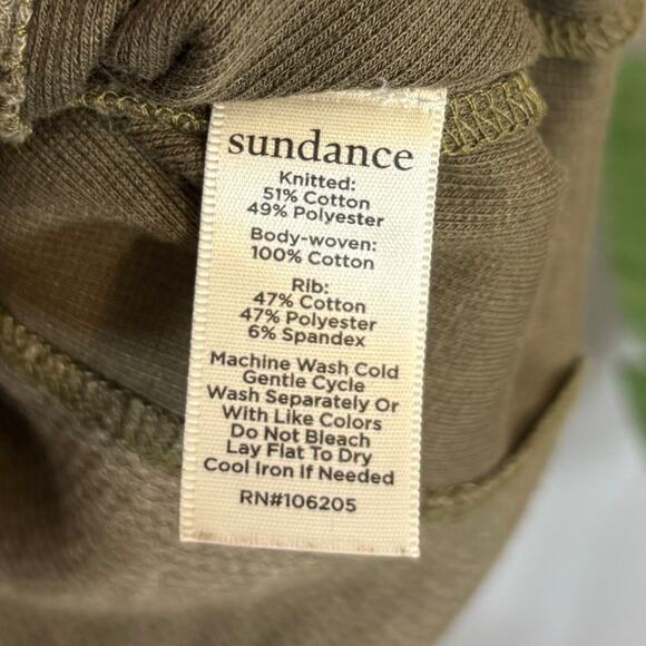 Boho Thermal Waffle Henley Long Sleeve Top Olive Green Layering XS | Soft Autumn - Picture 6 of 6